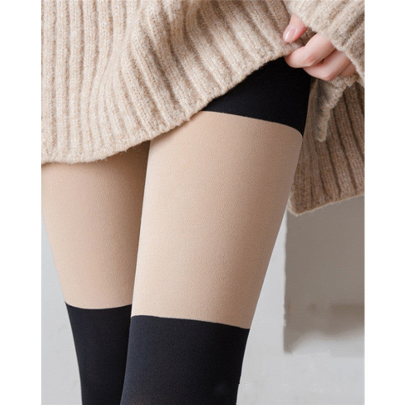 Overknee Thermo-Strumpfhose – Winter Edition